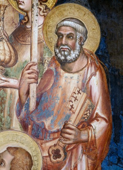 Maesta (detail) door Simone Martini