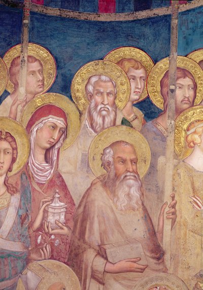 Maesta (detail) door Simone Martini