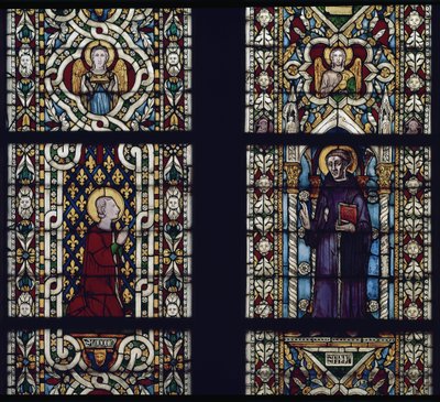 Sint Lodewijk van Toulouse (Lodewijk van Anjou) door Simone Martini