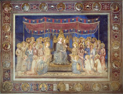 Maestà, 1315-1321 door Simone Martini di