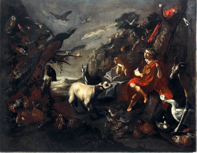Orpheus en de Dieren door Sinibaldo Scorza