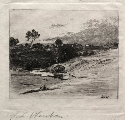 Landschap door Sion Longley Wenban