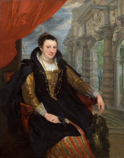Isabella Brant door Sir Anthony van Dyck