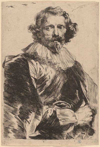 Lucas Vorsterman door Sir Anthony van Dyck