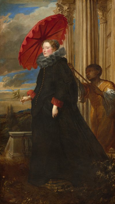 Marchesa Elena Grimaldi Cattaneo door Sir Anthony van Dyck
