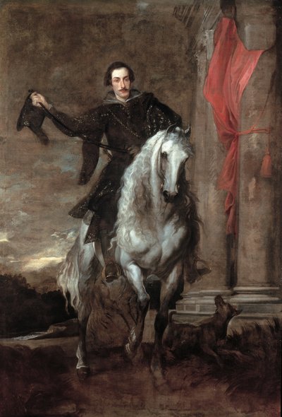 Portret van Anton Giulio Brignole Sale door Sir Anthony van Dyck