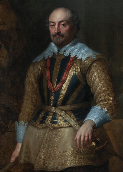 Portret van Jan VIII van Nassau-Siegen 1583-1638, ca. 1628-1629 door Sir Anthony van Dyck