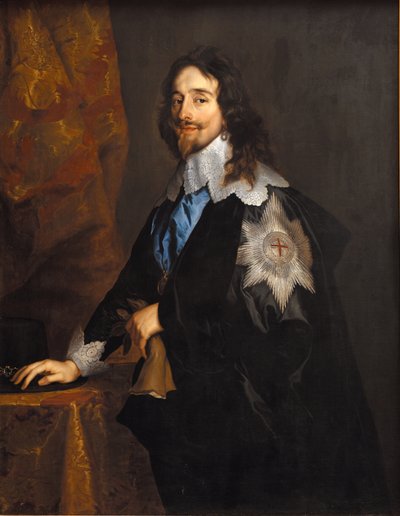 Portret van Koning Karel I van Engeland, Schotland en Ierland 1600-1649 door Sir Anthony van Dyck