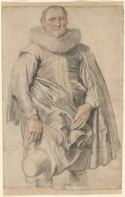 Portret van een staande man door Sir Anthony van Dyck