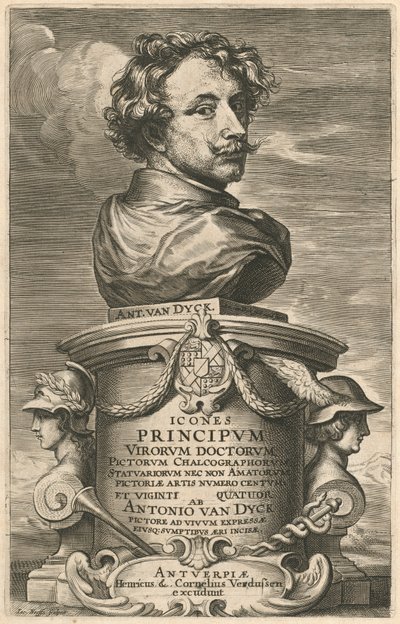 Zelfportret door Sir Anthony van Dyck and Jacobus Neeffs