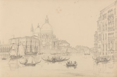 Album van 30 Uitzichten in Tirol en Italië: De Kerk van St. Maria della Salute 10 Nov. 1840 door Sir Charles D
