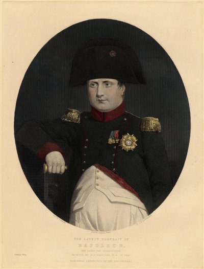 Laatste portret van Napoleon aan boord van de Bellerophon, 1815 door Sir Charles Lock Eastlake