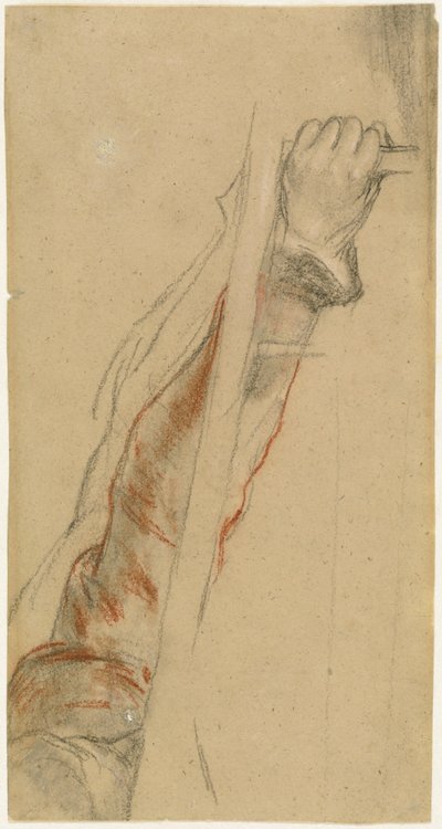 Een Opgeheven Arm door Sir David Wilkie