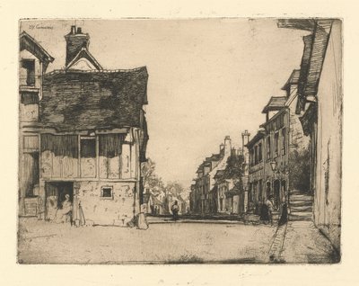 R. 359. Een Normandisch dorp door Sir David Young Cameron