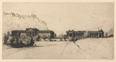 R. 464. Koninklijke Schotse Academie door Sir David Young Cameron