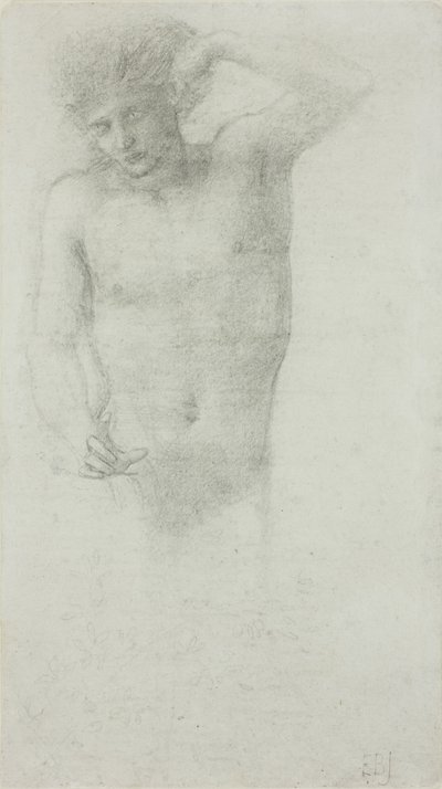 Mannelijk naakt door Sir Edward Burne Jones