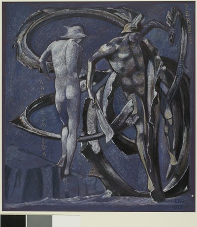 Perseus en Andromeda, studie voor De Vervulde Doem door Sir Edward Burne Jones