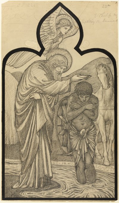 Sint Filippus Doopt de Eunuch door Sir Edward Burne Jones