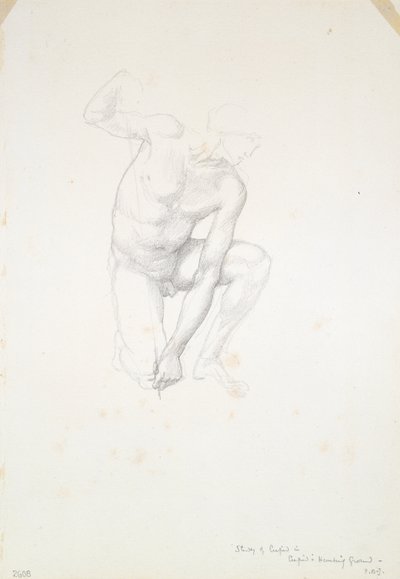 Studie voor Cupido door Sir Edward Burne Jones