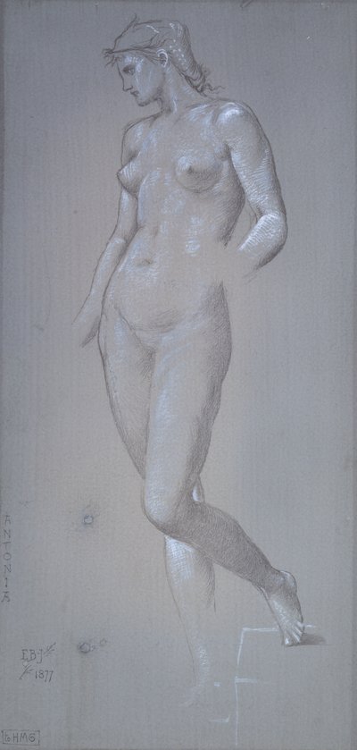 Antonia, 1877 door Sir Edward Coley Burne Jones