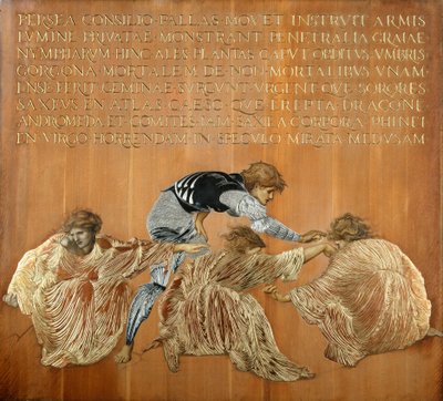 Perseus en de Graiae door Sir Edward Coley Burne Jones