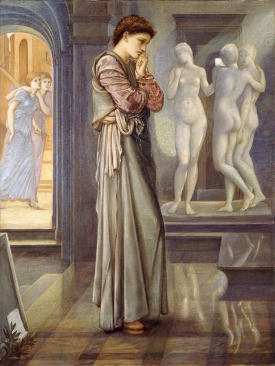 Pygmalion en het Beeld - Het Hart Verlangt, 1878 door Sir Edward Coley Burne Jones