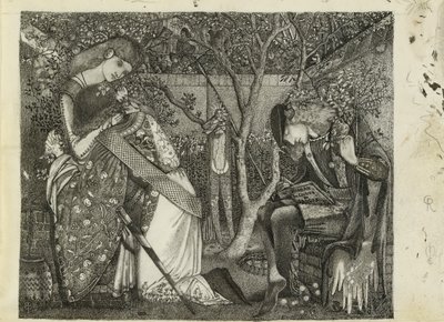 Het afscheid van de ridder door Sir Edward Coley Burne Jones