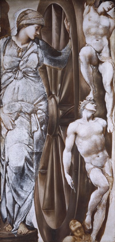Het Rad van Fortuin, ca. 1882 door Sir Edward Coley Burne Jones