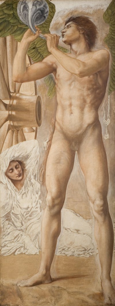 Troy drieluik - Studie van roem die fortuin omverwerpt door Sir Edward Coley Burne Jones