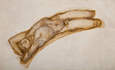 Rad van Fortuin - Mannelijk Naakt - Naaktstudie van een Slaaf, 1882 door Sir Edward Coley Burne Jones
