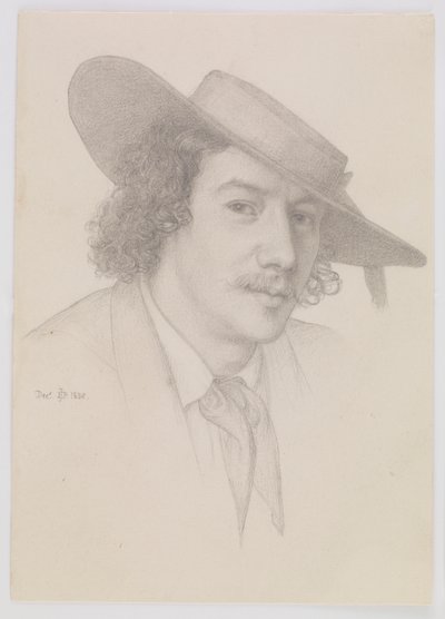 Portret van Whistler door Sir Edward John Poynter