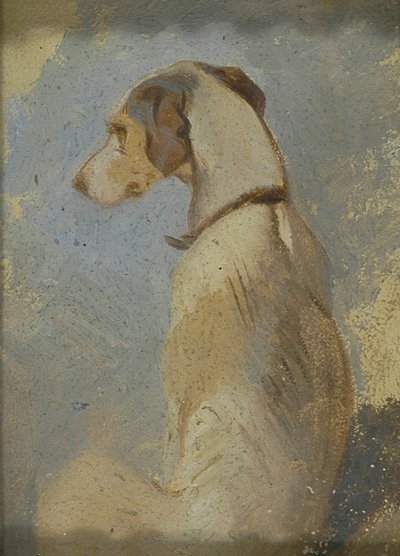 Studie van een Windhond door Sir Edwin Henry Landseer
