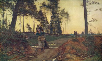 Arbeiders van het Bos, 1879 door Sir Ernest Albert Waterlow