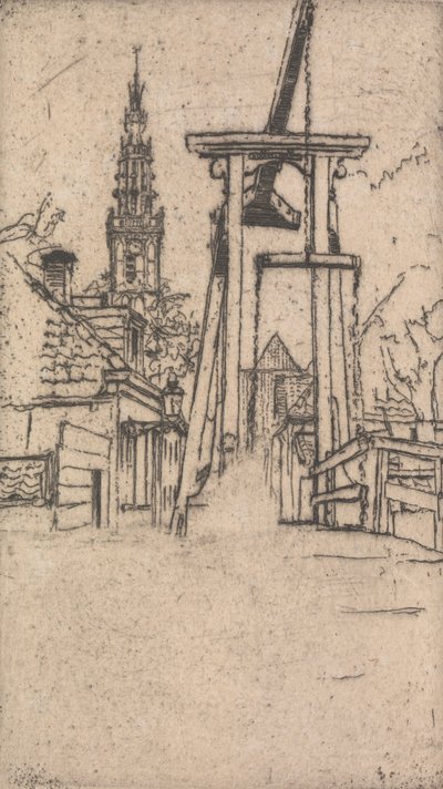 Kwakelburg, Edam door Sir Frank Short
