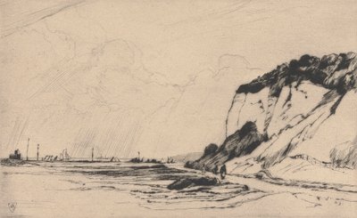 De Kustweg, Kingsdown, No.2, 1922 door Sir Frank Short