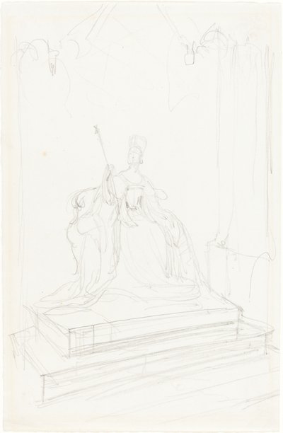 Studie voor "Koningin Victoria" door Sir George Hayter