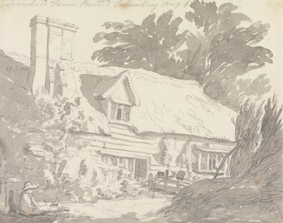Pachtboerderij Boxted door Sir George Howland Beaumont seventh Baronet