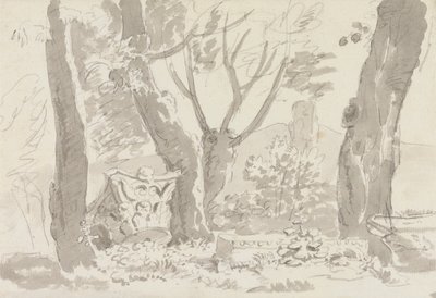 Palatijnse heuvel door Sir George Howland Beaumont seventh Baronet