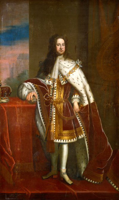 George I 1660-1727 door Sir Godfrey Kneller