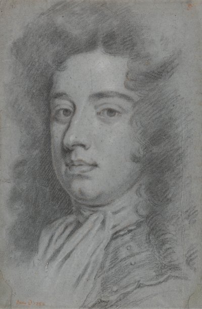 Hoofd van een man door Sir Godfrey Kneller