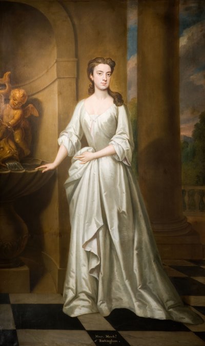 Portret van Mary, Markiezin van Rockingham door Sir Godfrey Kneller