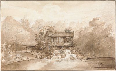 Ontwerp voor de Hermitage, Virginia Water door Sir Jeffry Wyatville
