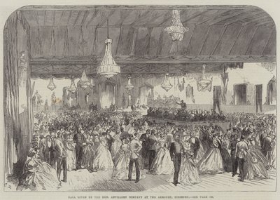 Bal gegeven door de Honourable Artillery Company in de Armoury, Finsbury door Sir John Charles Robinson