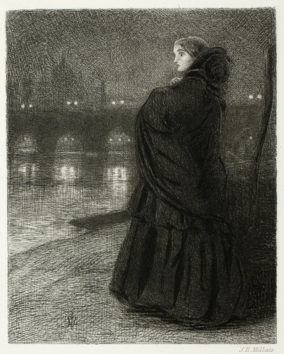 Brug der Zuchten door Sir John Everett Millais