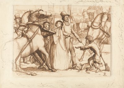 De Blinde Man door Sir John Everett Millais