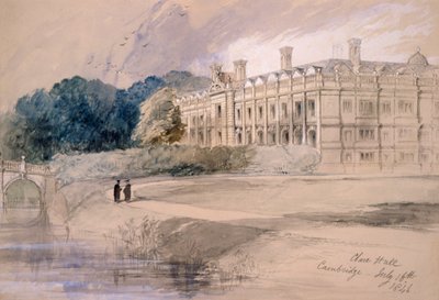 Clare Hall, Cambridge, 1846 door Sir John Gilbert