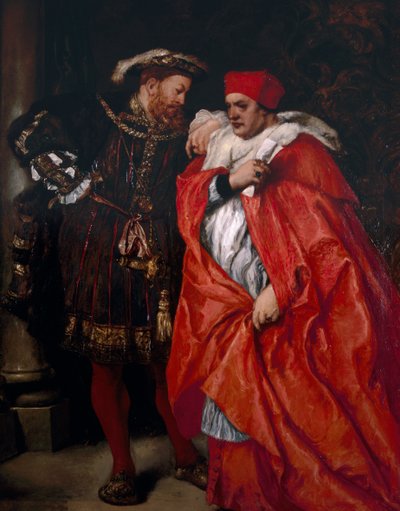 Ego et Rex Meus, 1888, Koning Hendrik VIII en Kardinaal Wolsey door Sir John Gilbert