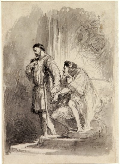 Koning Richard III, circa 1856-1859 door Sir John Gilbert
