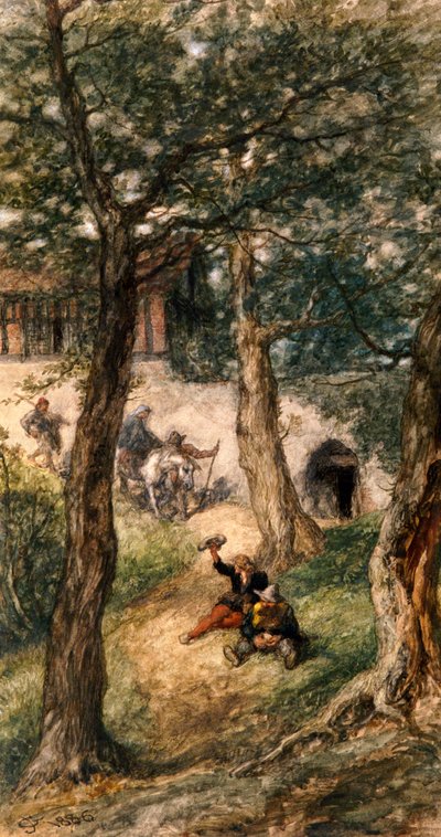Onder de Groene Boom, 1886 door Sir John Gilbert