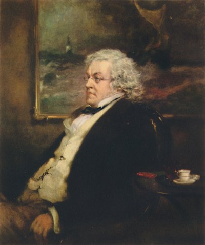 William Makepeace Thackeray 1811-1863, ca. 1850, 1942 door Sir John Gilbert